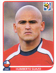 Humberto Suazo Chile samolepka Panini World Cup 2010 #636